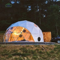 Factory steel structure luxury dome house glamping desert dome tent hotel for resort