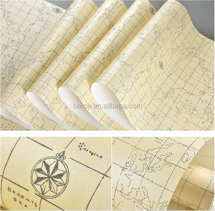 3d world map wallpaper fancy wallpaper from wallpaper manufacturer ...