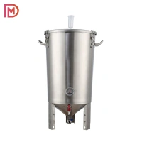 30L Fermenting Equipment Beer Mash Tun Stainless Steel Tank Conical Beer Fermenter