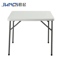 Cheap factory price metal frame table outdoor indoor plastic table portable plastic folding table