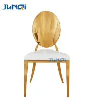 Stainless steel chair China manufacture factory price chair round back gold for outdoor