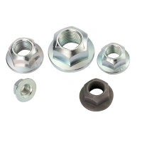 ISO7044 Quality Guarantee Zinc Plated Hex Flange Locknuts