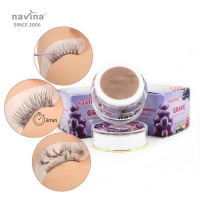 navina Grape cream lash glue remover manufacturer 20g no stimulation eyelashes extension glue remover with customized
