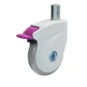 Stem swivel brake TPR Medical caster for hospital