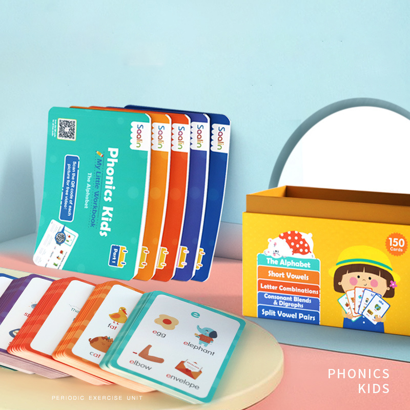 phonics teaching materials full set of cards flash card pronunciation ...