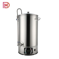 Hot sale 40L beer mash tun/All in one mini beer guten microbrewery/ beer glass brewing systems