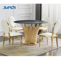 gold dining table party table and chair cushion golden table round marble