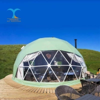 Hot selling camping tents large luxury family tent 8-12 persons glamping dome tent igloo plastic for sale