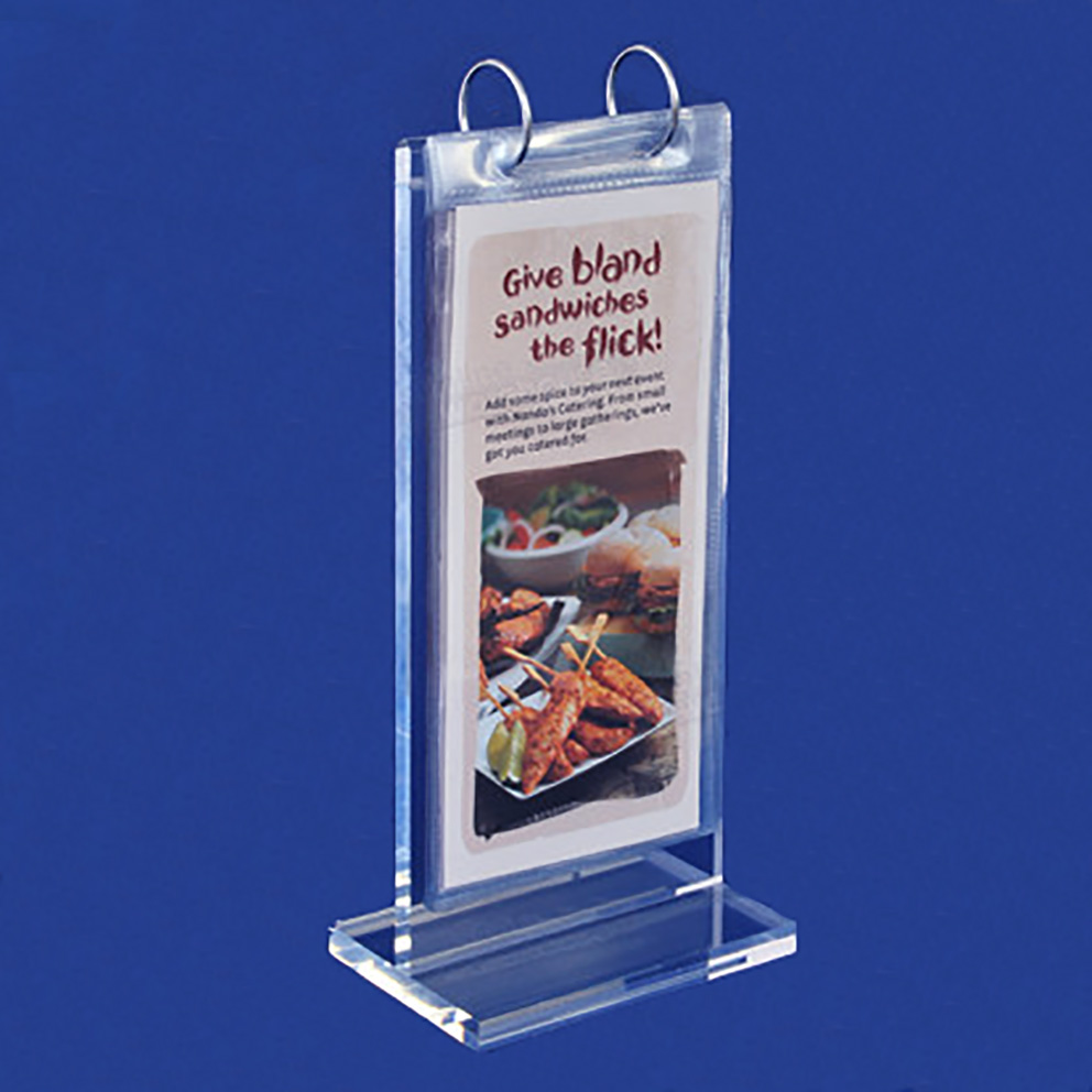 Acrylic Flip Menu Holder A4 A5, Table Menu Stand - tradechina.com