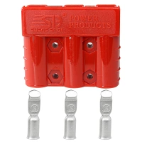 Hot Seller 50amp Three Pin Connector For KICKASS DCDC MPPT Solar Battery Charger 12V 3pin Connector 4 x4 car camping
