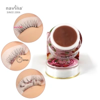 navina strawberry sweet smell cream lash glue remover for eyelashes extension glue remove 5g fragrant comfortable glue remover