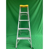 SIngle Sided Industrial Aluminium Step Ladder with Multifunction Top Cap