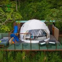 Prefab House Guangzhou Factory Outdoor Camping tent equipments Waterproof Glamping Geodesic Dome Luxury Tent For Resort