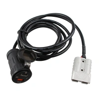 50A Anderson-style plug QC3.0 portable power supply USB plug camping power socket 2000mm
