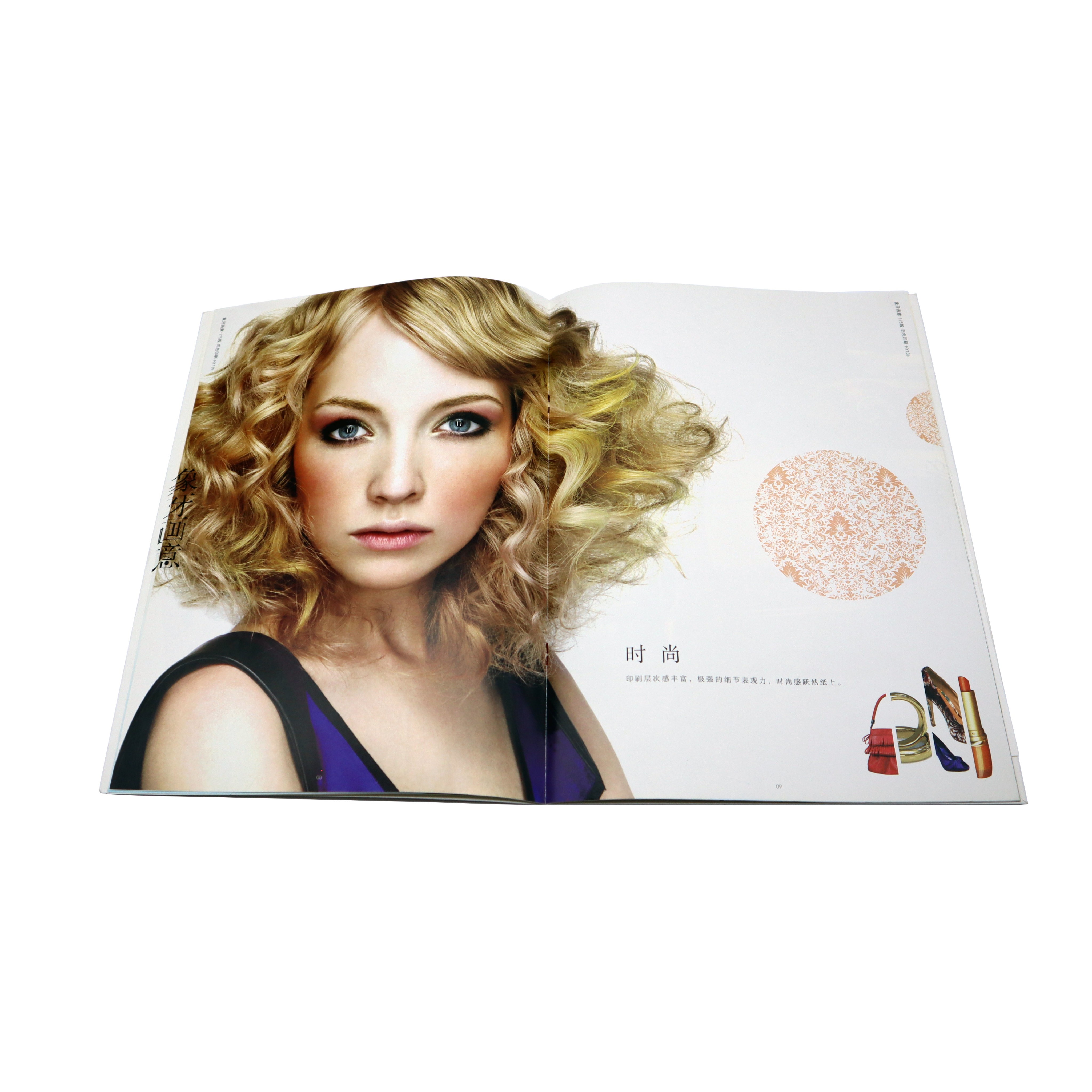 Custom color Book Flyers Leaflet catalog Brochure Booklet Journal