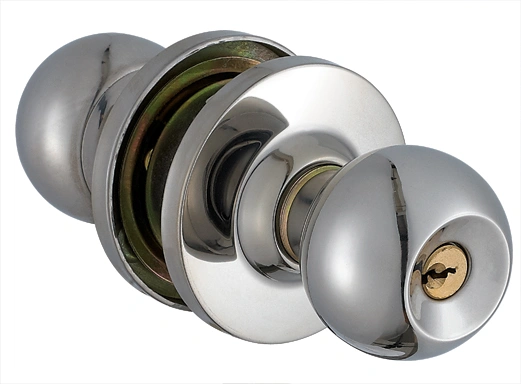 Cylindrical rounb knob stanless steel entry lock
