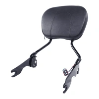 Detachable Backrest Sissy Bar Luggage Rack For Harley Touring Road King 2014- 2015 2016 2017 2018 2019 020