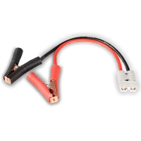 Heavy-Duty Adaptor connector 50A 600V plug wire with circular jacket battery clamp 300mm 8AWG cable