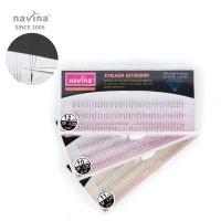navina handmade mink eyelashes premade volume fans 3D 5D 6D mink eyelash extension vendor large trays 10D custom false eyelash