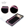 navina slim silk false individual eyelash extensions tray Curl C D OEM factory price $0.8 eyelashes extension professional