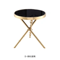 small round coffee table marble modern side table foshan living room decoration side sofa table