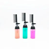 Foam pump with comb clip for hair dyeing mousse shaping pet self-cleaning 0.4CC spray Volume 30-100 ml PET bottle