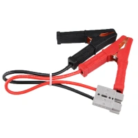 Heavy Duty Connector Plug 175A and Quick Connect Heavy Duty Alligator Clamp 1 Gauge Booster Cables for Cars Trucks 30ft