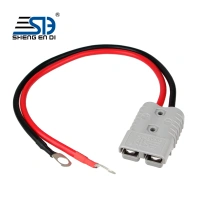 175A anderson-style connector round hole terminal contacts the battery harness cable 300mm