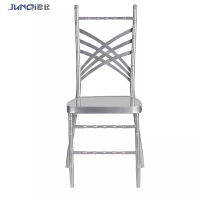 Hot selling stainless steel chairs outdoor party chiavari chairs dining chairs for wedding