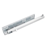 Modern push open single extension undermounted drawer slides with adjustable pin for furniture cabinet