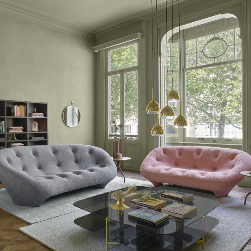 Writing room space designer creative shell fabric sofa small sofa