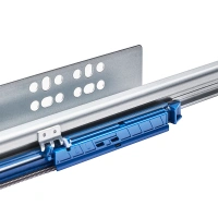 Clip full extension push open under mounted slide for 16mm board for Home Office
