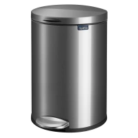 5L/9L/12L Stainless Steel Round Trash Can With Pedal For Garbage Custom Logo