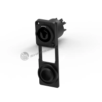 Rotary Locking Design Ip65 Outdoor Output Port Power Waterproof 3 Pin Female Connector
