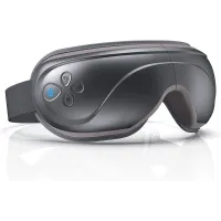 Renpho Eye Massager for Migraines with vibration Guided Voice Help Vipassana Improve Sleep Relax Eye Strain Gift for Women/Me