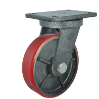 2019 PU swivel caster wheel heavy duty 1200kg with strong impact resistance