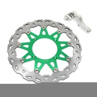 320mm Front Floating Brake Disc Rotor Bracket For Kawasaki KX250F KX450F KLX R 450CC 2007-2015