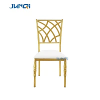 Best sale wedding chairs gold stainless steel chairs high quality cheap dining chairs
