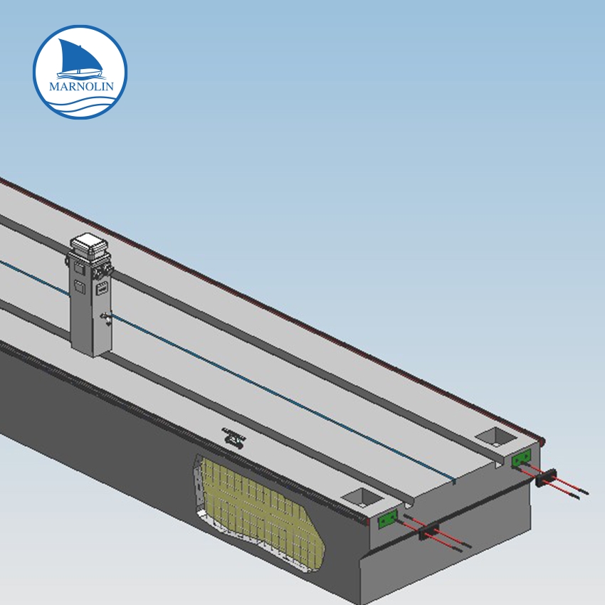 Floating pontoon jetty concrete floating dock jetty wharf