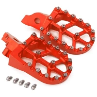 Good quality Motorcycle For RMZ 250 2007-2009 450 2005-2007 Wide Foot Pegs Pedals Rests Footpegs