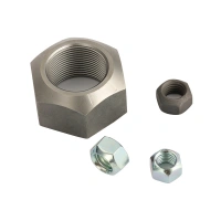 ISO7719 all metal hexagon nuts with zinc-plated pressing type and lock plate type