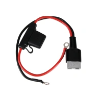 Anderson-style connector 50A Solar photovoltaic wiring harness integrated fuse copper-plated silver contact point