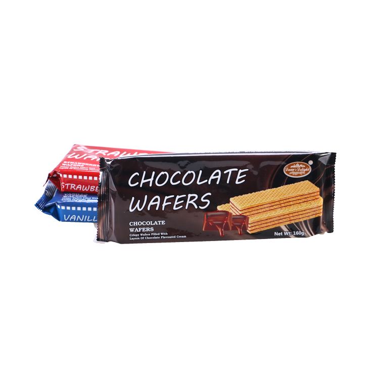 Orange chocolate wafers biscuits wafer stick biscuit manufacture