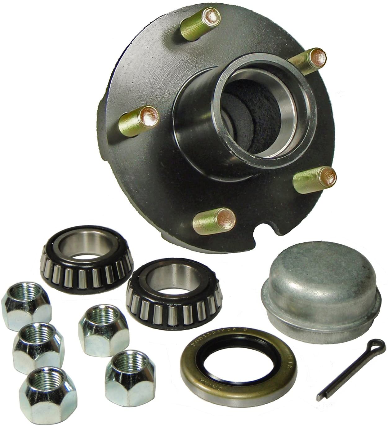 Trailer Wheel hub, Galvanized Trailer Hub Kit, Hub Repair Kit Assembly