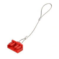 Hot Sale 50A Plug hard dust cover Red includes steel pull cord & For 50A Battery Connector fast disconnect
