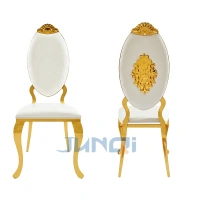 golden round glass table stackable stainless dinning table gold metal chair