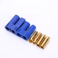 High current model connector EC5 gold-plated banana plug EC5 male and female plug model connector To report