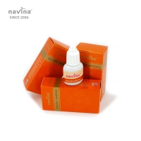 Navina Top de calidad superior Glue negro 1 segundo secado rápido Duración de 60 días Fabricante OEM Glue de pestañas impermeables