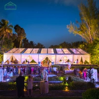 Factory custom 10 x 20 wedding tent vendor luxury wedding frame tents for 200 500 people