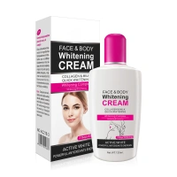 cosmetic factory custom deep peeling glowing perfect white whitening body lotion